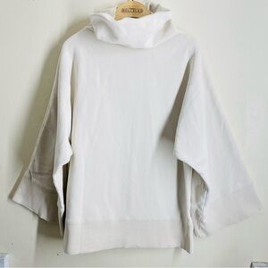 Ralph Lauren Blue Label Oversized Wide Sleeve Turtleneck Pullover Ecru size XS/S